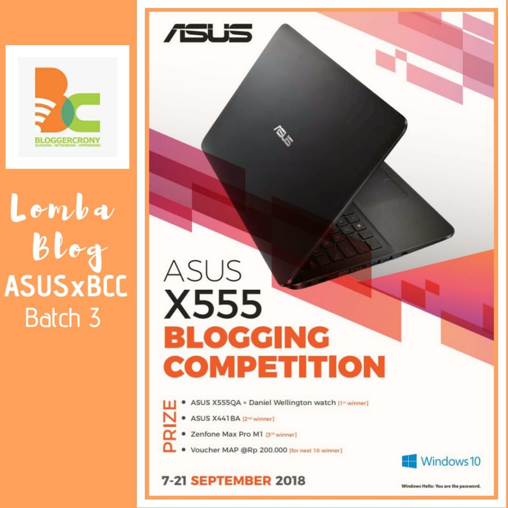 Lomba Blog ASUS X555 X BCC